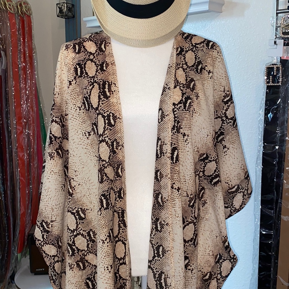 Snake Print Kimono